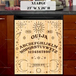 Preview of Halloween Decoration Ouija Board magnet in Extra Large size.