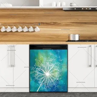 Preview of Beautiful White Dandelion magnet.