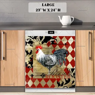 Preview of Vintage Farmhouse Rooster magnet in Large size.