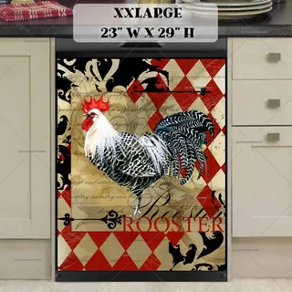 Preview of Vintage Farmhouse Rooster magnet in XX Large size.