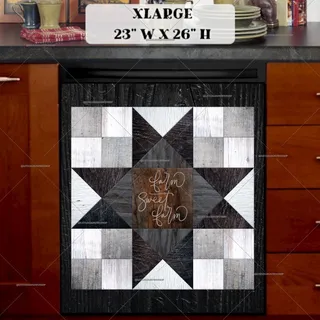 Preview of Barn Wood Quilt Tiles #1 magnet in Extra Large size.