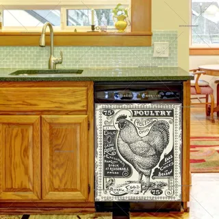 Preview of Vintage Poultry and Eggs  Design magnet.