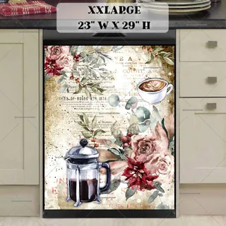 Preview of Vintage Coffee Design #2 magnet in XX Large size.