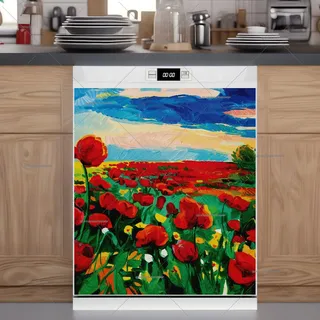 Preview of Land of Poppies magnet.