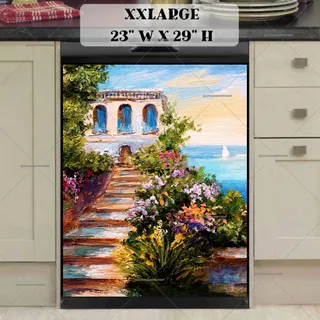 Preview of Italian Villa Near the Sea magnet in XX Large size.