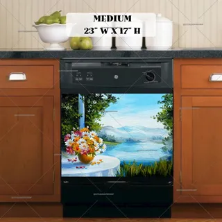 Preview of Summer Lake Cottage Porch magnet in Medium size.