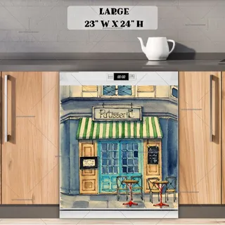 Preview of Cute Small French Bakery magnet in Large size.