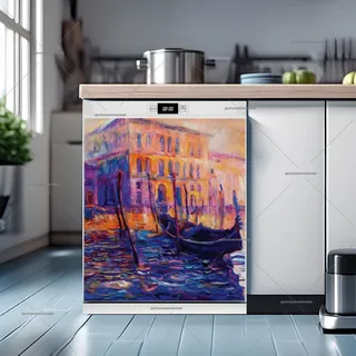 Preview of Beautiful Sunset in Venice magnet.