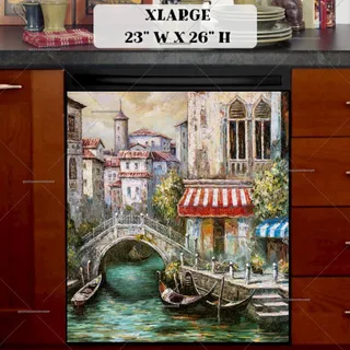 Preview of A Canal of Venice, Italy magnet in Extra Large size.