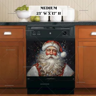 Preview of Beautiful Santa Claus Portrait magnet in Medium size.