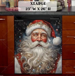 Preview of Beautiful Santa Claus Portrait magnet in Extra Large size.