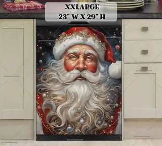 Preview of Beautiful Santa Claus Portrait magnet in XX Large size.