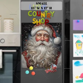 Preview of Beautiful Santa Claus Portrait magnet in Small size.