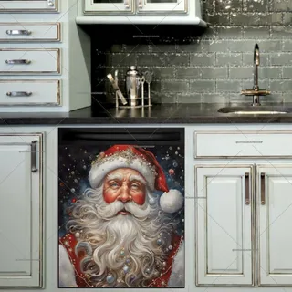 Preview of Beautiful Santa Claus Portrait magnet.