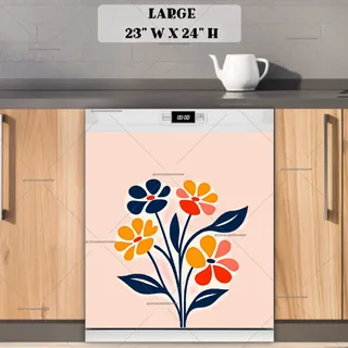 Preview of Henri Matisse Style Flower magnet in Large size.