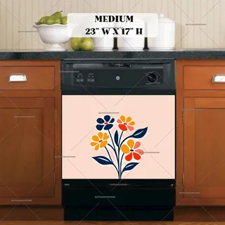 Preview of Henri Matisse Style Flower magnet in Medium size.