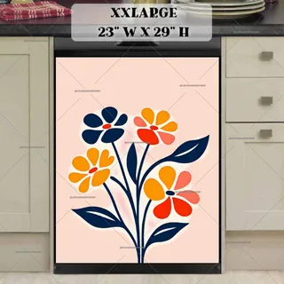 Preview of Henri Matisse Style Flower magnet in XX Large size.