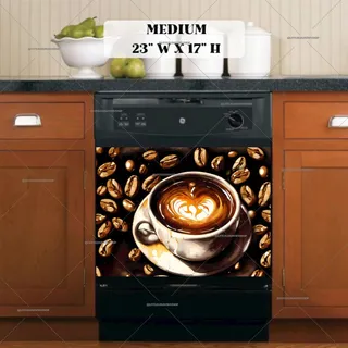 Preview of A Cup Of Hot Coffee magnet in Medium size.