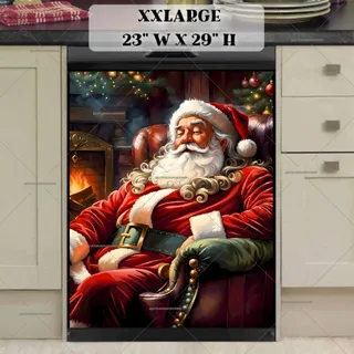 Preview of Tired Santa magnet in XX Large size.