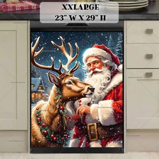 Preview of Santa Claus with Rudolph magnet in XX Large size.