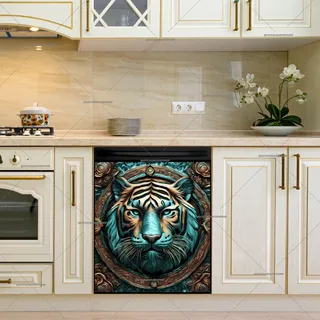 Preview of Beautiful Ornamental Tiger magnet.