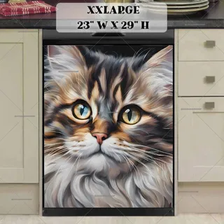 Preview of Gorgeous Maine Coon Cat magnet in XX Large size.