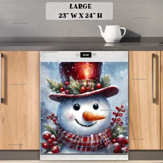 Preview of The Cutest Snowman magnet in Large size.