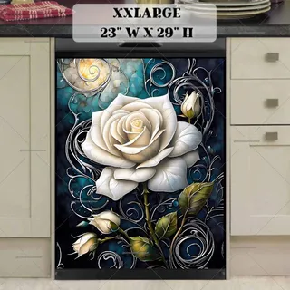 Preview of Blooming Midnight Roses magnet in XX Large size.