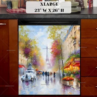 Preview of Old Street of Paris magnet in Extra Large size.