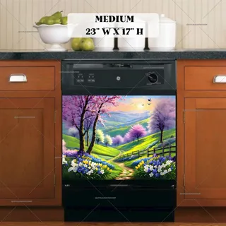 Preview of Beautiful Spring Day in the Meadow magnet in Medium size.