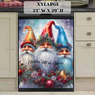 Preview of Cute Christmas Gnomies magnet in XX Large size.