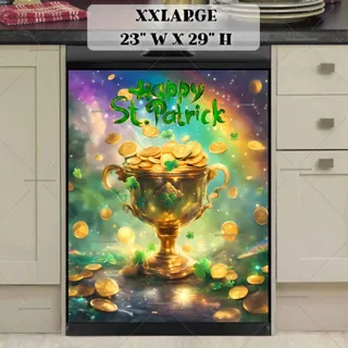 Preview of St. Patrick Day Cup with Gold magnet in XX Large size.