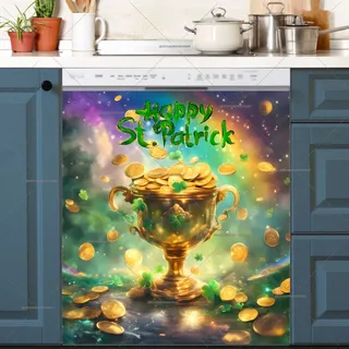 Preview of St. Patrick Day Cup with Gold magnet.