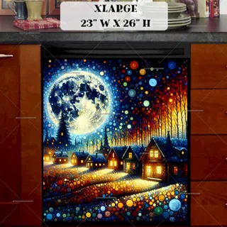 Preview of Lovely October Night magnet in Extra Large size.