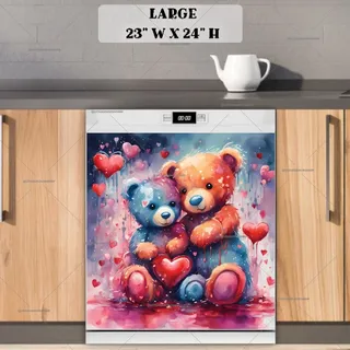 Preview of Valentine’s Teddy Bears magnet in Large size.