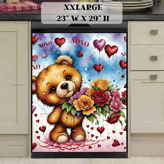 Preview of XoXo Valentine's Teddy Bear magnet in XX Large size.