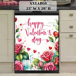 Preview of Valentine's Day Roses and Hearts magnet in XX Large size.