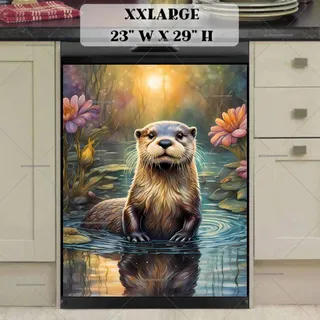 Preview of The Cutest Otter in the Pond magnet in XX Large size.