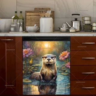 Preview of The Cutest Otter in the Pond magnet.