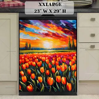 Preview of Tulip Field in the Sunset magnet in XX Large size.