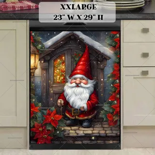 Preview of Cute Old Christmas Gnome magnet in XX Large size.