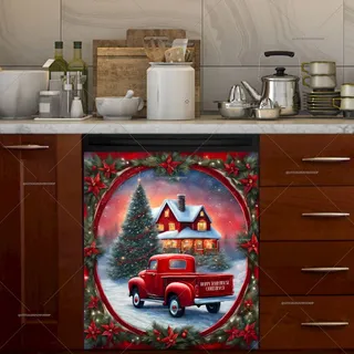 Preview of Happy Farmhouse Christmas! magnet.