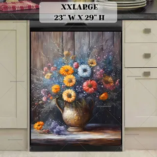 Preview of Colorful Wildflower Bouquet magnet in XX Large size.