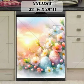 Preview of Cute Easter Landscape magnet in XX Large size.