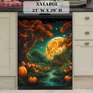 Preview of Whimsical Autumn Night magnet in XX Large size.