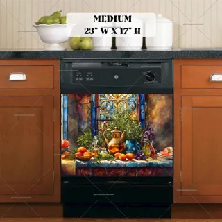 Preview of Mediterranean Kitchen Table magnet in Medium size.