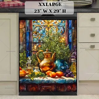 Preview of Mediterranean Kitchen Table magnet in XX Large size.