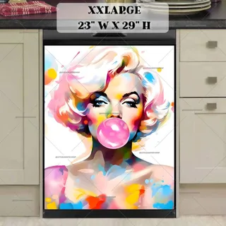 Preview of Marilyn Monroe Pop Art Portrait magnet in XX Large size.