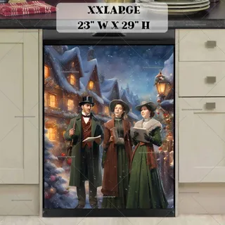 Preview of Victorian Christmas Carol magnet in XX Large size.