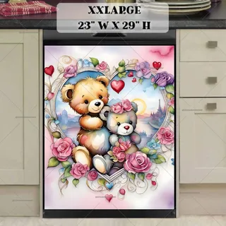 Preview of Love Teddy Bears in Paris magnet in XX Large size.